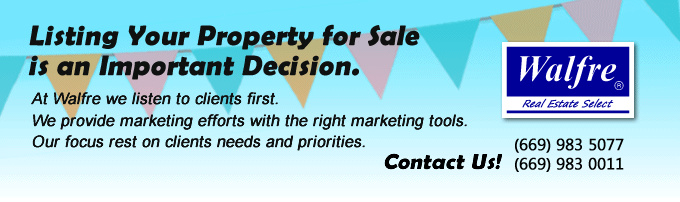 Listing your property for sale is an important decision. At Walfre Real Estate Select we listen to clients first. We provide marketing efforts with the right marketing tools. Our focus rest on clients needs and priorities.
